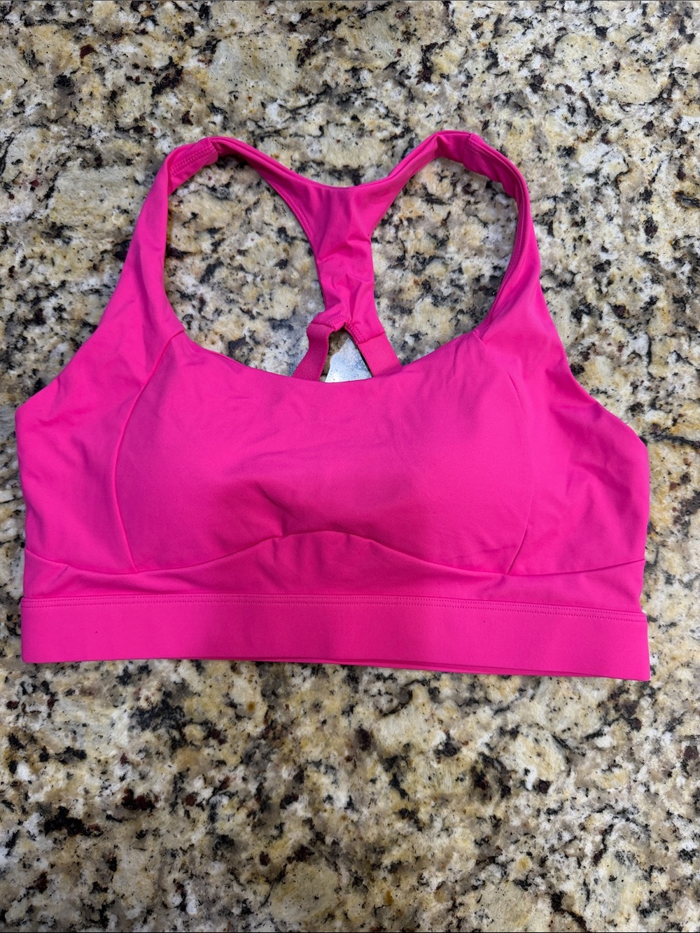 High-Impact Racerback Sports Bra in Hot Pink new without tags